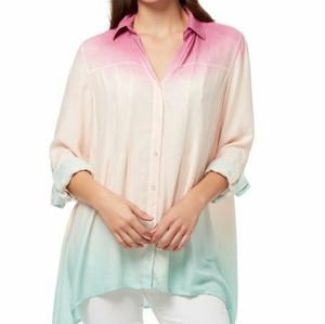 *SOLD*Women's Ombre Blouse , Medium